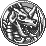 DQIII GBC Médaille Zombie dragon Argent.png
