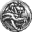 DQIII GBC Médaille Roi hydre Argent.png