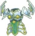 Illustration de l'armure zénithienne pour la version NES