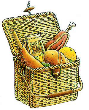 Artwork DQIV Famicom Panier-repas.png